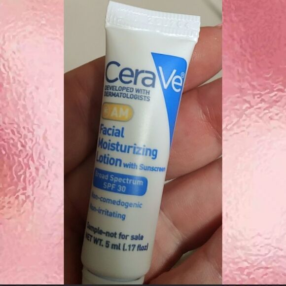 CeraVe a.m. Facial Moisturizer SPF 30 5ML NWOT TRAVEL SIZE 5/$25 Bundled - Picture 5 of 7